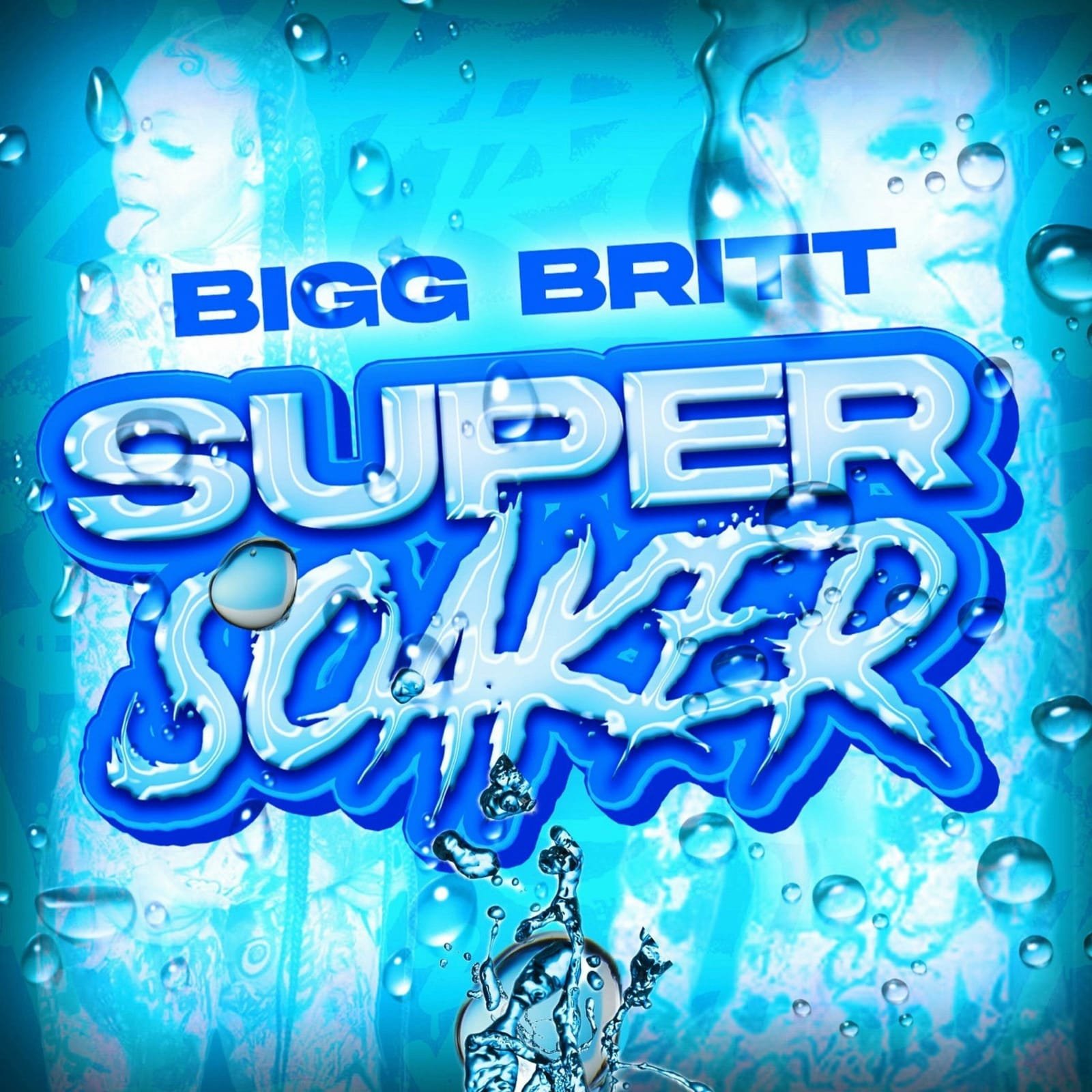 Super Soaker cover art: the title in blue bubble letters over splashing water.